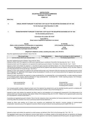 Vorschaubild Expion360 10-K Jahresbericht 2025