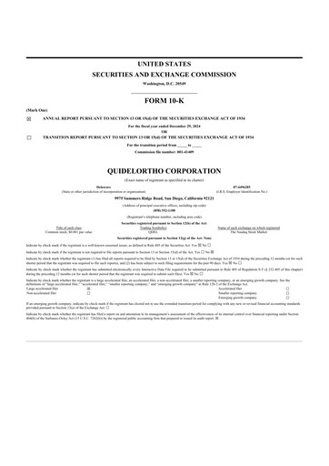 Thumbnail QuidelOrtho 10-K Annual Report 2024