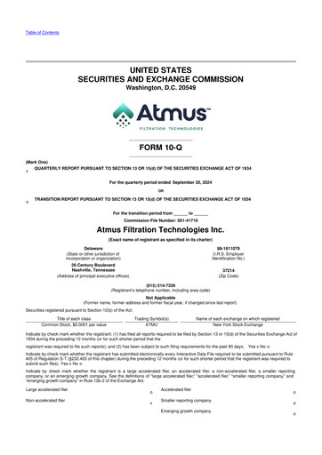 Thumbnail Atmus Filtration Technologies 10-Q Quarterly Report FY2024 