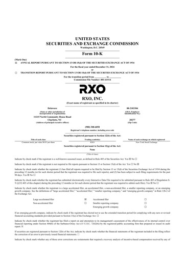 Vorschaubild RXO 10-K Jahresbericht 2024