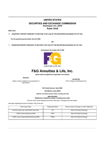 Thumbnail F&G Annuities & Life, Inc. 10-Q Quarterly Report FY2026 
