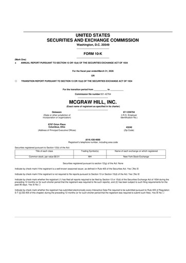 Thumbnail McGraw Hill 10-K Annual Report 2026