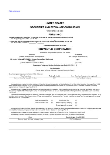 Thumbnail Solventum 10-Q Quarterly Report FY2024 