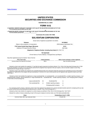 Thumbnail Solventum 10-Q Quarterly Report FY2026 