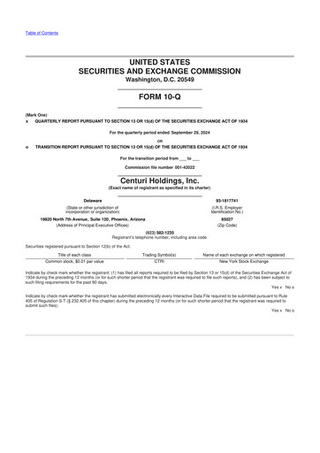 Vorschaubild Centuri Holdings 10-Q Quartalsbericht 2024 