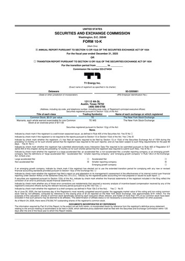 Miniature T1 Energy 10-K Rapport annuel 2025