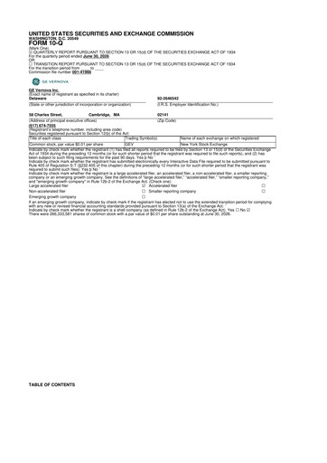 Thumbnail GE Vernova 10-Q Quarterly Report FY2026 