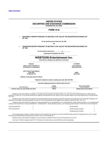 Thumbnail WEBTOON Entertainment 10-Q Quarterly Report FY2026 