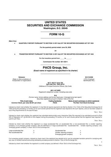 Thumbnail PACS Group 10-Q Quarterly Report FY2026 