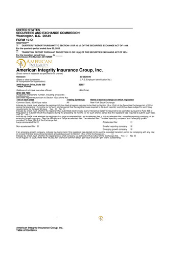 Thumbnail American Integrity Insurance Group 10-Q Quarterly Report FY2026 