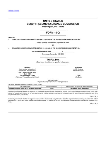 Thumbnail TWFG, Inc. 10-Q Quarterly Report FY2024 