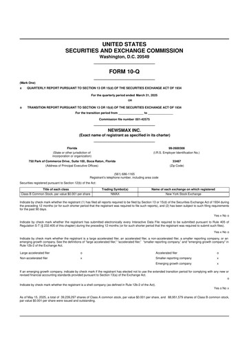 Thumbnail Newsmax 10-Q Quarterly Report FY2025 