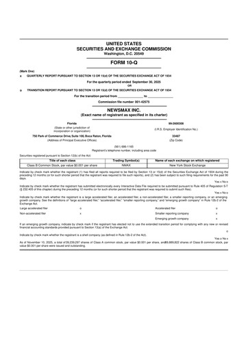 Thumbnail Newsmax 10-Q Quarterly Report FY2025 