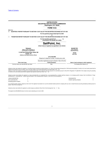 Thumbnail SailPoint 10-Q Quarterly Report FY2026 