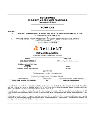 Thumbnail Ralliant Corporation 10-Q Quarterly Report FY2025 