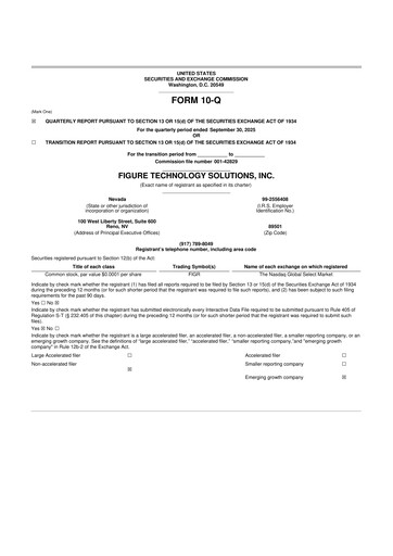 Thumbnail Figure Technology Solutions 10-Q Quarterly Report FY2025 