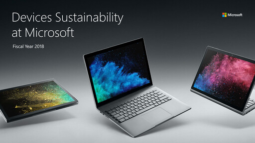 Thumbnail Microsoft Sustainability Report 2018