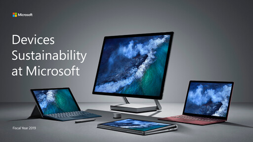 Thumbnail Microsoft Sustainability Report 2019