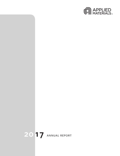 Thumbnail Applied Materials Annual Report 2017