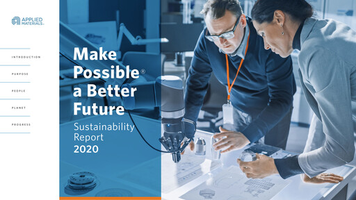 Thumbnail Applied Materials Sustainability Report 2020