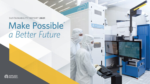 Thumbnail Applied Materials Sustainability Report 2021