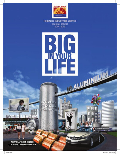 Miniature Hindalco Industries
 Rapport annuel 2014-2015