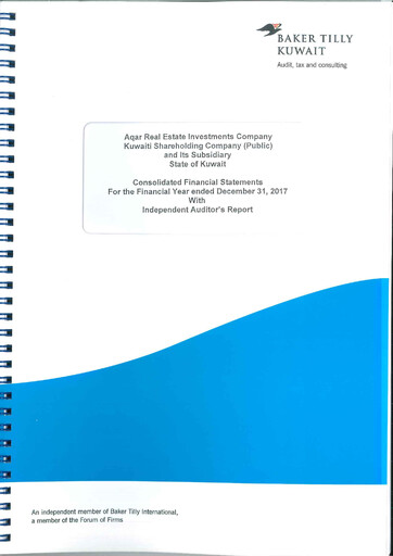 Vorschaubild Aqar Real Estate Investments Company Finanzmitteilung 2017