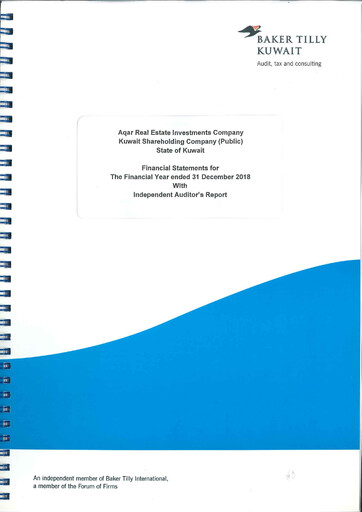 Vorschaubild Aqar Real Estate Investments Company Finanzmitteilung 2018