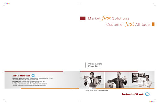 Thumbnail IndusInd Bank
 Annual Report 2010-2011