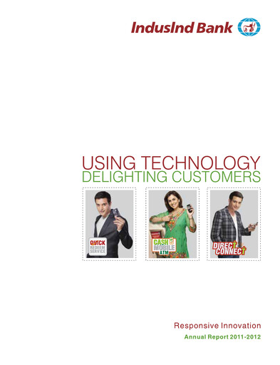 Thumbnail IndusInd Bank
 Annual Report 2011-2012