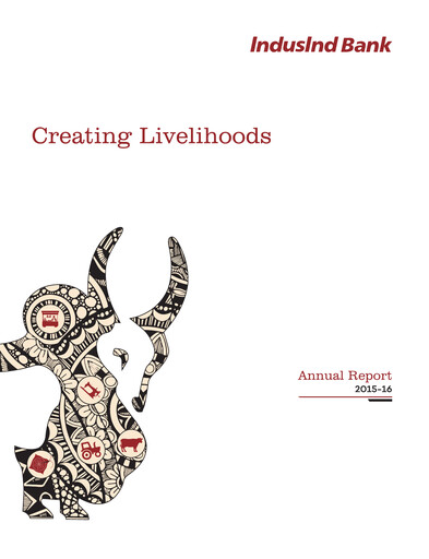 Thumbnail IndusInd Bank
 Annual Report 2015-2016