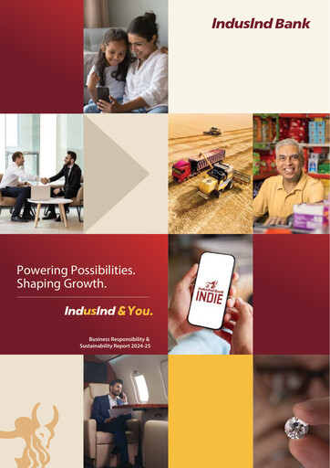 Thumbnail IndusInd Bank
 Sustainability Report 2024-2025