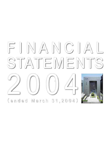 Thumbnail Fukuoka Financial Group Financial Statement 2004