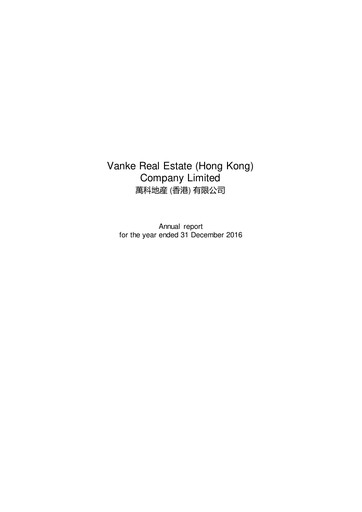 Thumbnail Vanke
 Financial Statement 2016