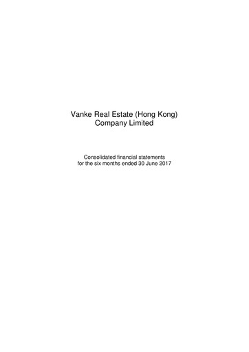 Thumbnail Vanke
 Financial Statement 2017-h1