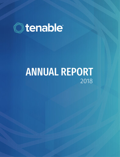Thumbnail Tenable Annual Report 2018