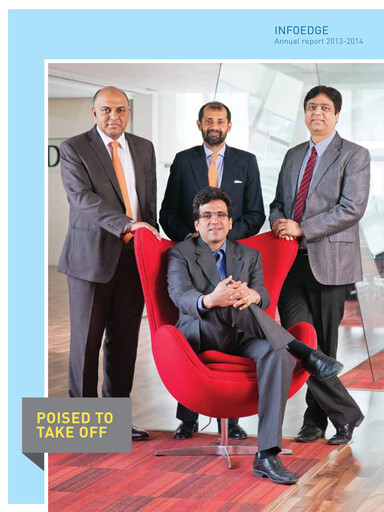 Thumbnail Info Edge Annual Report 2013-2014