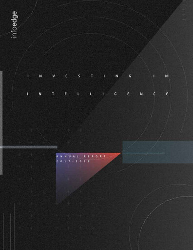 Thumbnail Info Edge Annual Report 2017-2018