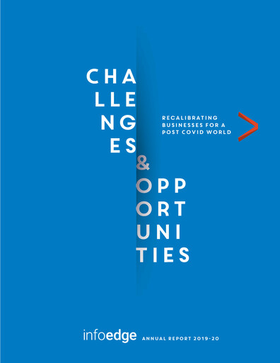 Thumbnail Info Edge Annual Report 2019-2020