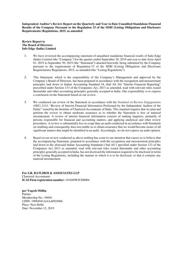 Thumbnail Info Edge Quarterly Report 2019-q2