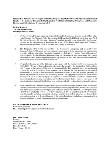 Thumbnail Info Edge Quarterly Report 2020-q3