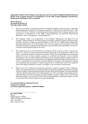 Thumbnail Info Edge Quarterly Report 2021-q1