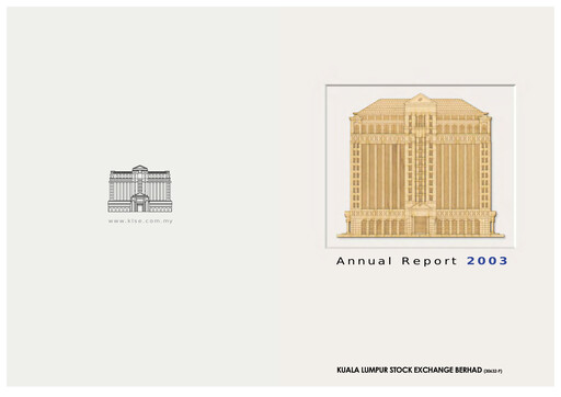 Thumbnail Bursa Malaysia Annual Report 2003