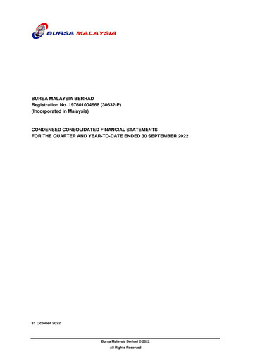 Thumbnail Bursa Malaysia Quarterly Report 2022-q3