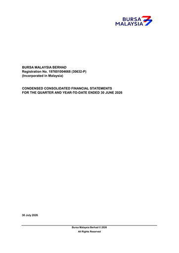 Thumbnail Bursa Malaysia Quarterly Report 2026-q2
