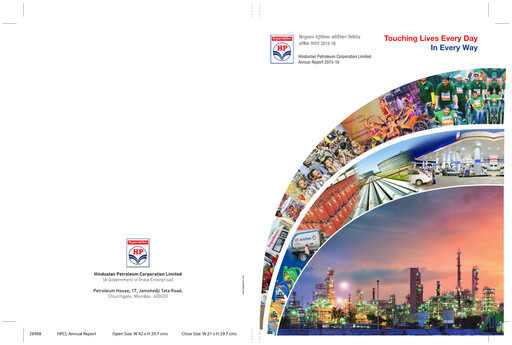 Miniature Hindustan Petroleum
 Rapport annuel 2015-2016