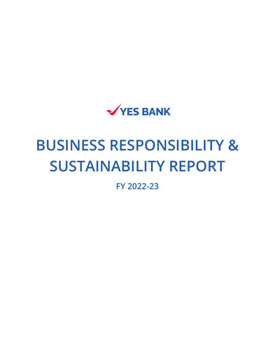 Thumbnail Yes Bank
 ESG Report 2022-2023