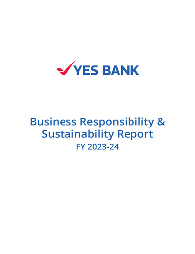Thumbnail Yes Bank
 ESG Report 2023-2024