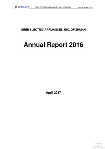 Thumbnail Gree Electric Appliances
 Annual Report 2016