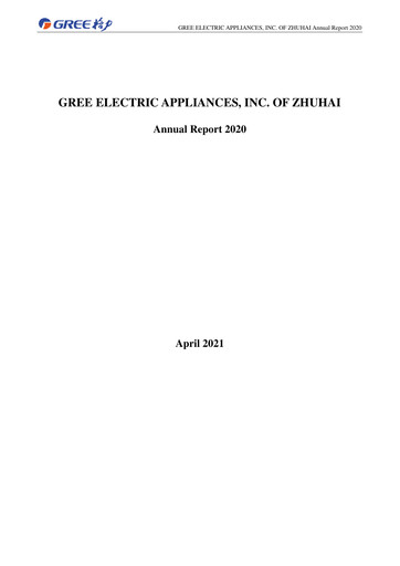 Thumbnail Gree Electric Appliances
 Annual Report 2020